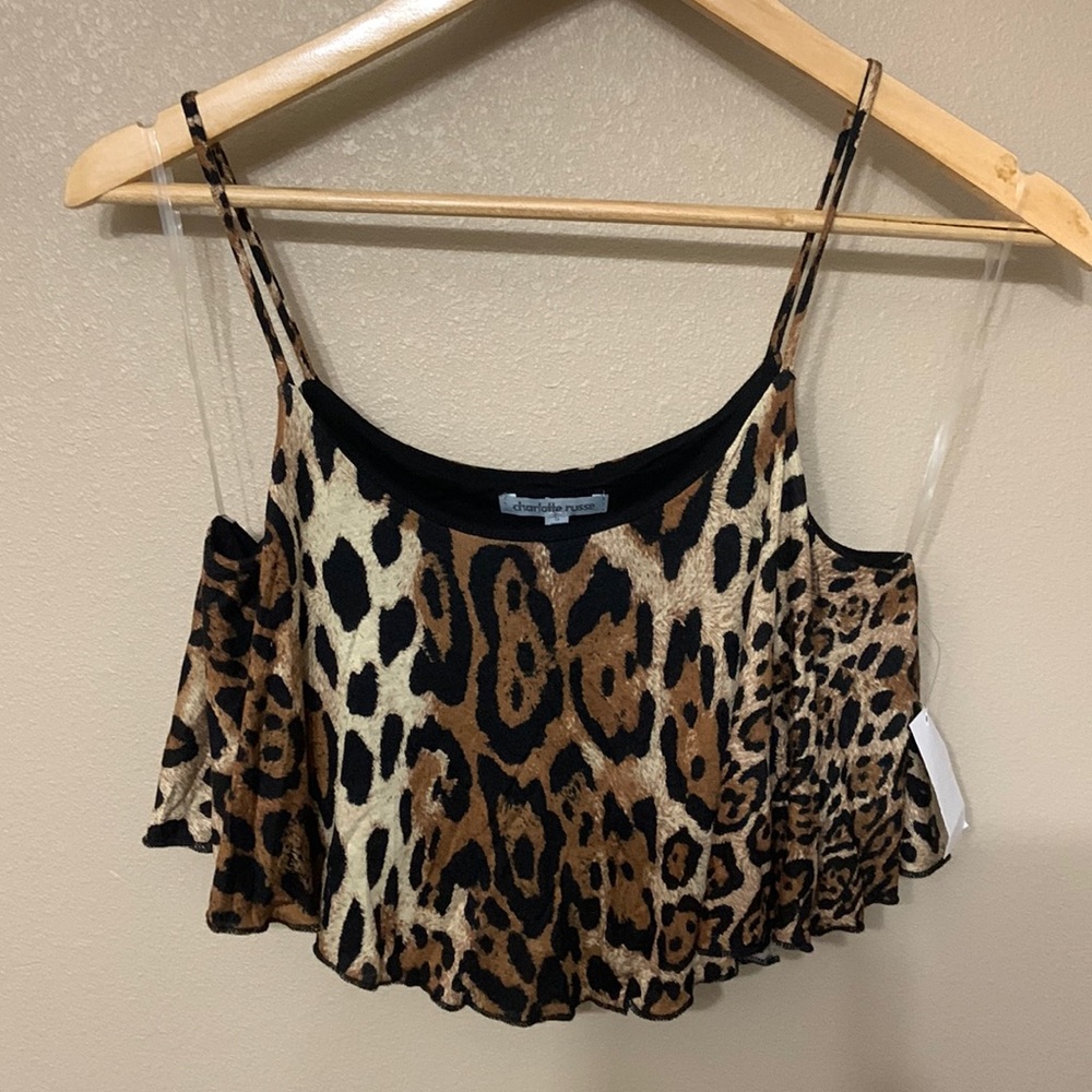 NWT Charlotte Russe Cropped Tank Top